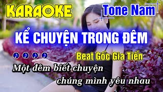 Kể Chuyện Trong Đêm Karaoke Tone Nam RUMBA DỄ HÁT Minh Đức Karaoke [upl. by Soirtimid]