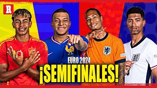 Definidas LAS SEMIFINALES de la EUROCOPA 2024 [upl. by Volotta288]