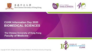 CUHK Information Day 2020  Admission Talk and Programme Consultation [upl. by Llertnov]