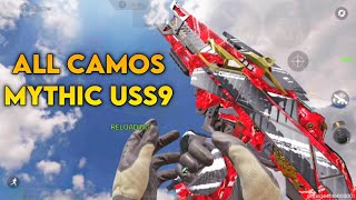 MYTHIC USS9 ALL CAMOS COMPLETIONIST amp SEASONAL S10 CODM LEAKS 2024 COD MOBILE SEASON 10 [upl. by Stephen161]