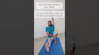 Marichyasana A  HOW TO DO MARICHYASANA A  Marichyasana A Full Tutorial For Beginners shorts [upl. by Honna]