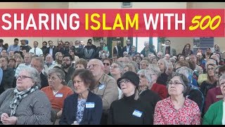 500 Americans in the Mosque  Standing room only  What they learned [upl. by Adnorhs802]