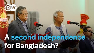 Muhammad Yunus sworn in to lead Bangladesh’s interim government  DW News [upl. by Sil945]