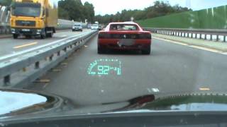 Corvette C5 vs Ferrari 512TR autobahn Germany [upl. by Arahsit577]