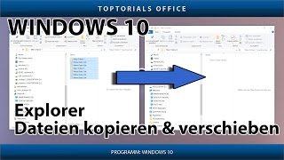 Dateien im Explorer kopieren und verschieben Windows 10 [upl. by Daj]