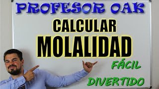 MOLALIDAD o CONCENTRACIÓN MOLAL 😲 TRUCOS para SER un GENIO SIN ESTUDIAR 👌 en 5 MINUTOS 💪 OAK [upl. by Acirretal]