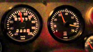 Turbo VW Bug test of new Pro Street Rancho 388 transmission Part 2 [upl. by Salesin]