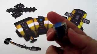 Official BradyGames Borderlands 2 Claptrap Paper Fold Assembly Video [upl. by Reema]