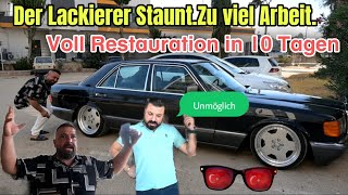 Türkische Lackierer will mehr Kohle Der Benz ist totW126 Oldtimer [upl. by Aneehta]