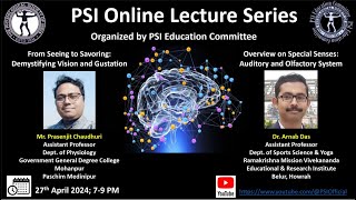 PSI Online Lecture SeriesPhysiology of Special Senses [upl. by Anilemrac]