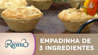 A receita de empadinha mais fácil que você já viu e com 3 ingredientes [upl. by Kahcztiy]