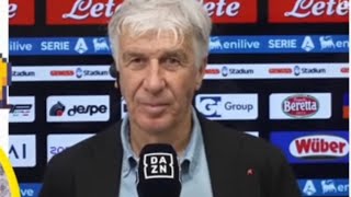 Lintervista a Gian Piero Gasperini al termine della partita contro il Monza🇮🇹 [upl. by Shara]