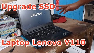 Laptop Lenovo V11014IAP  Upgrade SSD Supaya tidak Lemot Lelet Lambat Lola Disassembly [upl. by Bekelja]