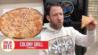 Barstool Pizza Review  Colony Grill Bonus Hot Oil Pizza Review [upl. by Adliwa946]