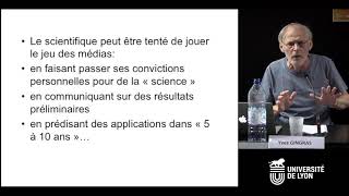 Colloque Éthique 2018  Yves Gingras [upl. by Entsirhc]