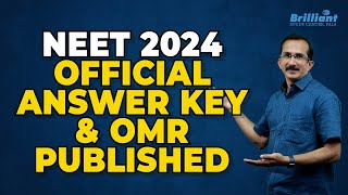 NEET 2024  Official Answer Key amp OMR Sheet Published [upl. by Ahsinad694]