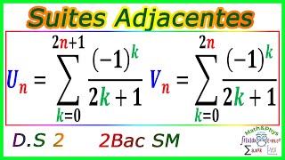 Les Suites Numériques  Suites Adjacentes  2 Bac SM  Exercice 7 [upl. by Christenson358]