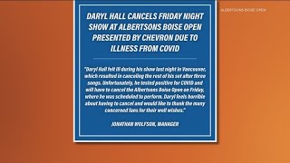 Daryl Hall cancels Boise concert due to COVID case [upl. by Bolt991]