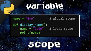 Python variable scope 🔬 [upl. by Sakram]