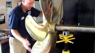 Lapping Propeller to Stainless Steel Prop Shaft [upl. by Uyr]