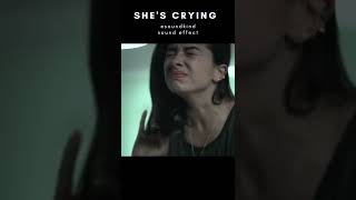 Woman crying 😢🥺😭 sound effect Shorts [upl. by Osrock]