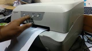 Cara Tes manual printer compuprint sp40 plus [upl. by Sacram]