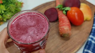 Winter special healthy vegetable juice  Sabziyon ka taza juice ese nikaale ghar par [upl. by Imik]