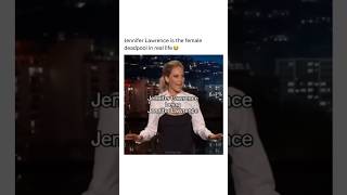 Jennifer Lawrence being effortlessly funny shorts celebrity funny fyp viral [upl. by Cissy]