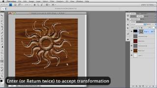 Faux Wood Carving  Photoshop Tutorial [upl. by Netsua]