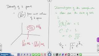 Lec 6 Developing freeelectron model in threedimensions [upl. by Otsenre427]