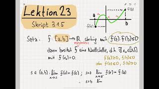 Nullstellensatz für stetige Funktionen [upl. by Erdnassak]