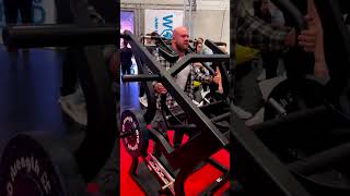 Pendulum Performance Power Squat  FIBO 2023 shorts [upl. by Marshall]