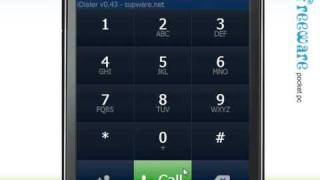 iDialer v043 finger friendly dialpad for Windows Mobile [upl. by Gnihc99]