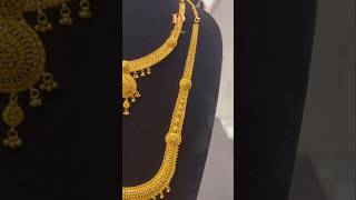 latest long gold haram gold bridalgoldchokernecklacedesigns [upl. by Alesiram]