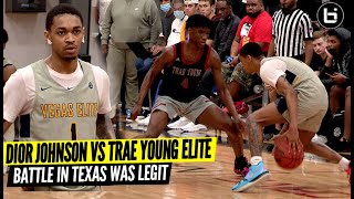 Dior Johnson VS Trae Young AAU Team Elite Hoopers All Over The Court [upl. by Atnauqal790]