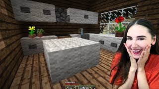 CONSTRUIM BUCATARIA IN CASA DIN Minecraft [upl. by Dnomso]