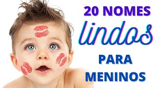 Nomes de Bebê Menino Lindos e Diferentes para 2021 [upl. by Leiser307]