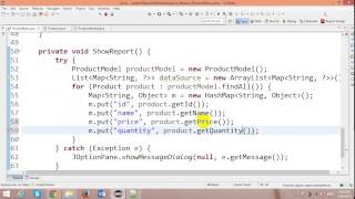 Jasper Report with Java Swing Application [upl. by Nneb248]