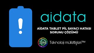 AİDATA TABLET PİL SAYACI HATASI ÇÖZÜMÜ [upl. by Esirec]