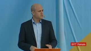 Almedalen 2012  Fredrik Reinfeldt M  Hela talet [upl. by Ahsotal295]