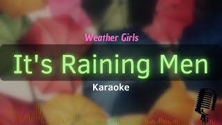 Its Raining Men  Weather Girls Karaoke with Lyrics [upl. by Dich]