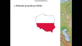 Położenie i granice Polski 711 [upl. by Ahsote]