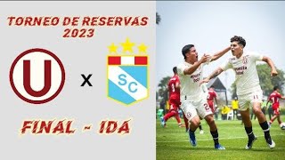 RESUMEN  Universitario vs Sporting Cristal  Final  Ida  Torneo de Reservas 2023 [upl. by Nylevol79]