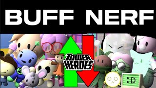 Make A Cake X Tower heroes Balance Changes 21 Buffs and Nerfs [upl. by Nador]