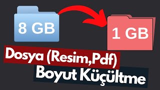 Programsız Dosya Boyutu Küçültme PDFJpegPNG [upl. by Dunlavy892]