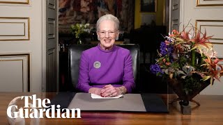 Denmarks Queen Margrethe II announces abdication on live TV [upl. by Stelu827]