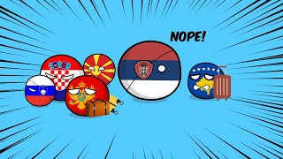 Secede of Yugoslavia  Countryballs [upl. by Notnirb]