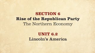 MOOC  Lincolns America  The Civil War and Reconstruction 18501861  162 [upl. by Eniamurt]