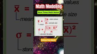 Variation  Standard Deviation  S D  MathModeling49 [upl. by Arri28]