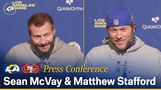 Sean McVay amp Matthew Stafford Postgame Press Conference Following TNF Win Over 49ers [upl. by Nair]